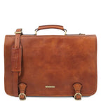 Ancona - Leather messenger bag