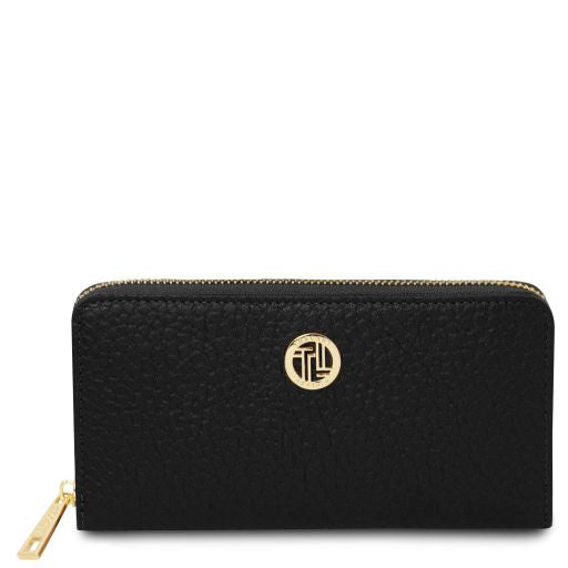 Financier - Exclusive zip around leather wallet