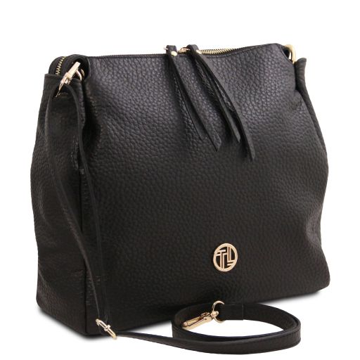 Amy - Sac shopping en cuir souple
