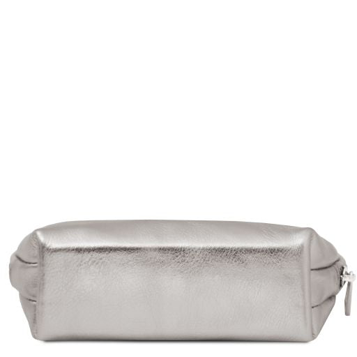 Vera - Soft metallic leather toiletry case