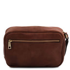 Ivan - Leather handy wrist bag for men