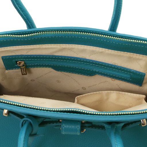 TL Bag - Sac à main pour femme avec finitions couleur or