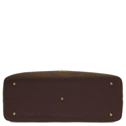 Tenace - Suede leather handbag