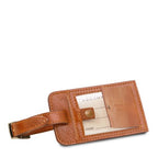 Etiquette de bagage en cuir