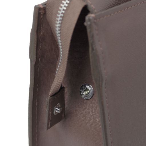 Palermo - Saffiano Leather briefcase 3 compartments for women