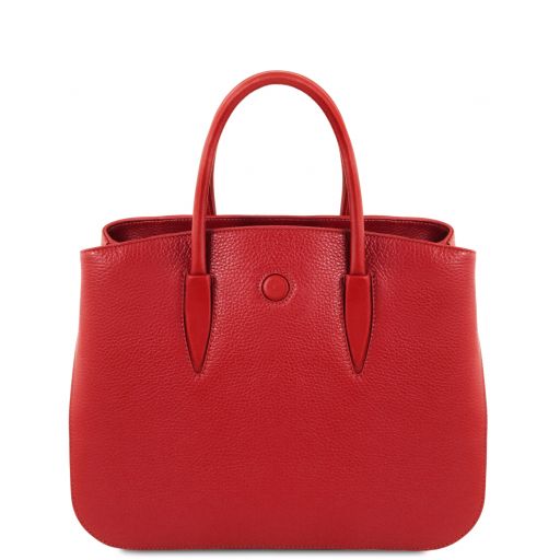 Camelia – Italian Leather Tote Bag