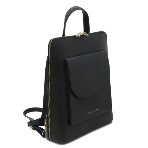 TL Bag - Small leather backpack for women
