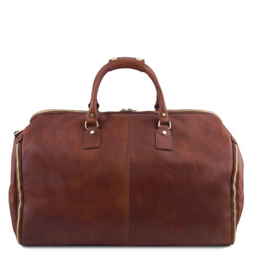 Antigua - Travel leather duffle/Garment bag