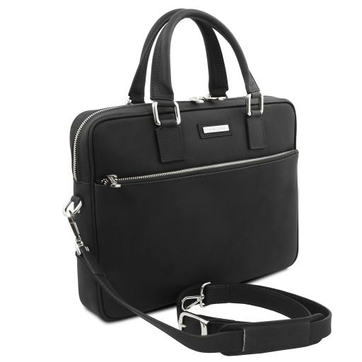 FERRARA – Italian Leather Laptop Briefcase Secondary image