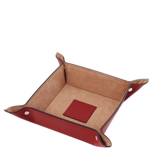 Exclusive leather valet tray Large size