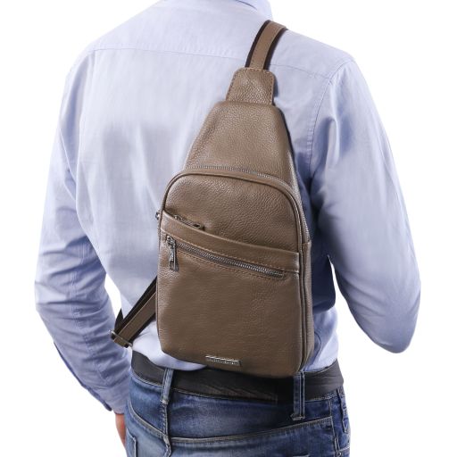 Albert - Sac bandoulière en cuir souple