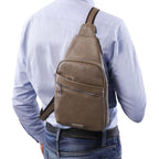 Albert - Sac bandoulière en cuir souple