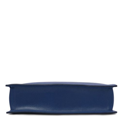 Palermo - Serviette en cuir Saffiano avec 3 compartiments