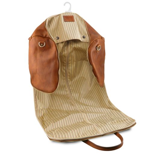 Antigua - Travel leather duffle/Garment bag