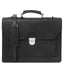 Cremona - Leather briefcase 3 compartments