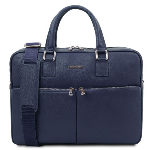Treviso - Leather laptop briefcase