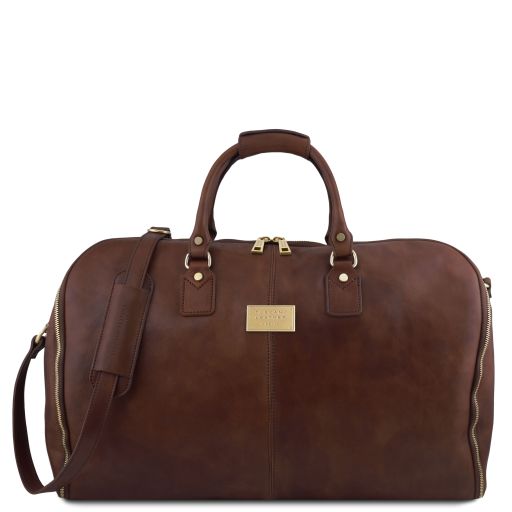 Antigua - Travel leather duffle/Garment bag
