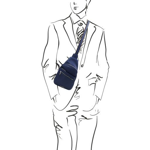 Albert - Sac bandoulière en cuir souple