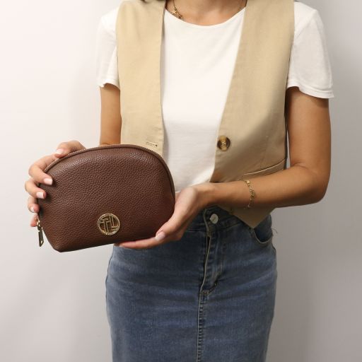 Vera - Soft leather toiletry case