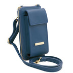 TL Bag - Portefeuille/supporte pour téléphone en cuir avec bandoulière