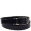 Elegant double-sided brushed leather belt 35mm