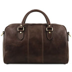 Lisbona - Travel leather duffle bag - Small size