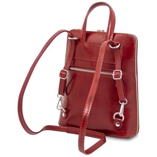 Paris - Small leather backpack for women