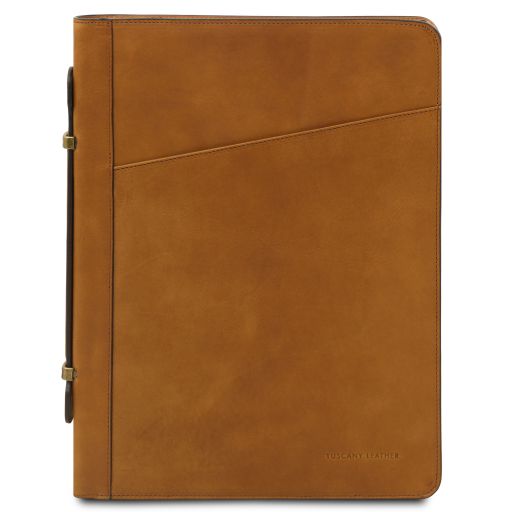 Costantino - Leather document case with handle
