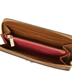 Financier - Exclusive zip around leather wallet