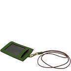 Leather badge holder