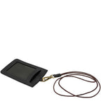 Leather badge holder