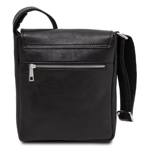 Jimmy - Leather crossbody bag for men with front pocket