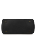 TL Bag - Leather handbag with golden hardware