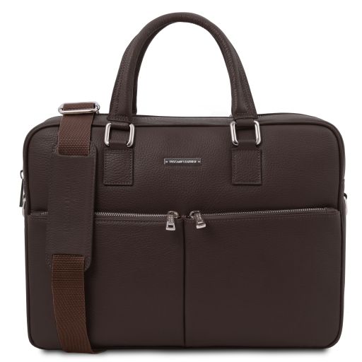 Treviso - Cartable porte ordinateur en cuir