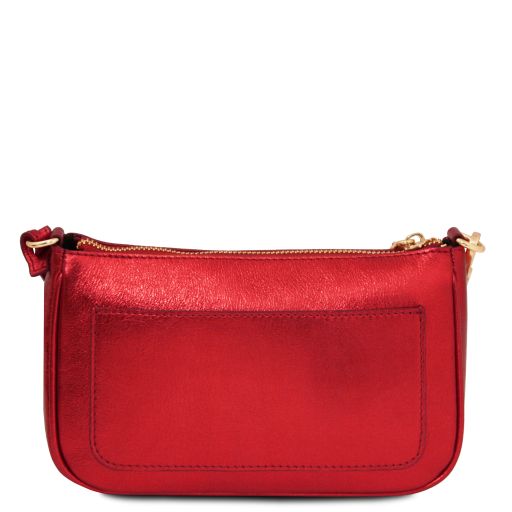 Parfait - Metallic leather clutch