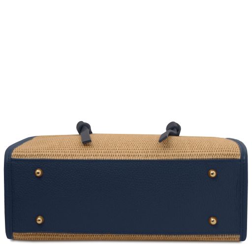 Frame - Sac à bandoulière en raphia