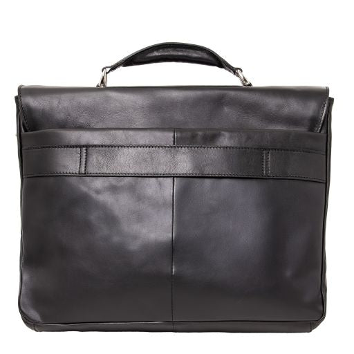 Alessandria - Leather multi compartment TL SMART laptop briefcase