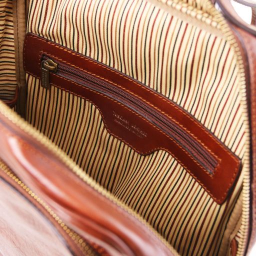 Bangkok - Sac à dos en cuir porte ordinateur