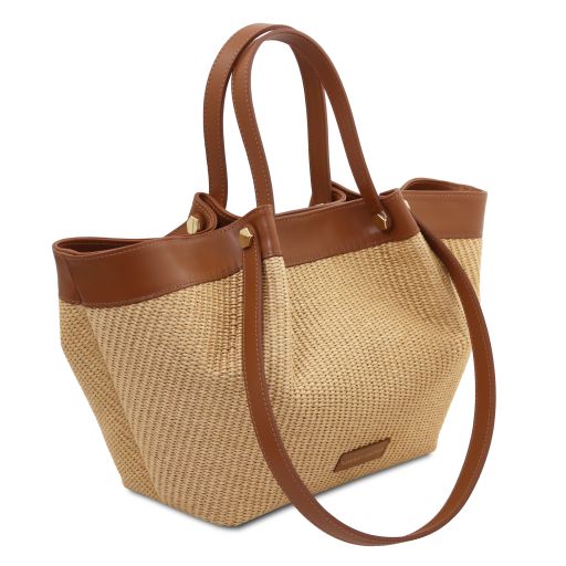 SOLEIL — Raffia Shopping Bag