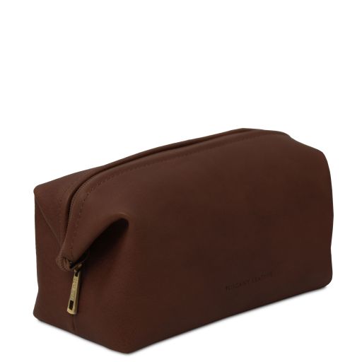 Smarty - Trousse de toilette en cuir - Petit modèle