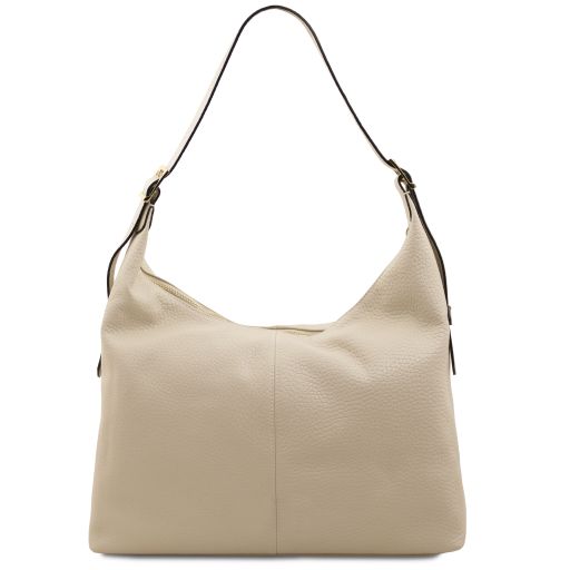PLENIA — Oversized Leather Shopper Bag