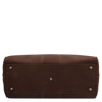 Lisbona - Travel leather duffle bag - Large size