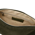 Nomade - Sac à main en cuir daim et franges