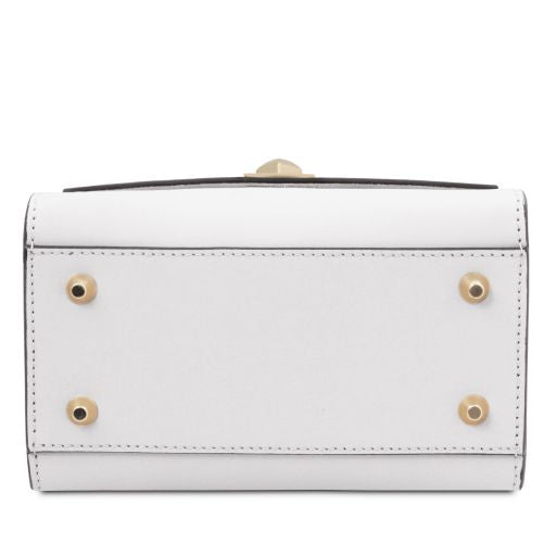 Julia - Italian Leather Handbag – Compact Structure with Architectural Precision