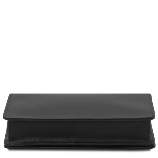 Opera - Leather clutch with chain strap