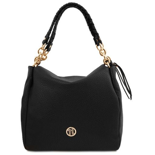 Amy - Sac shopping en cuir souple