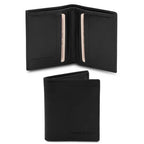 Elégant portefeuille en cuir pour homme 2 volets