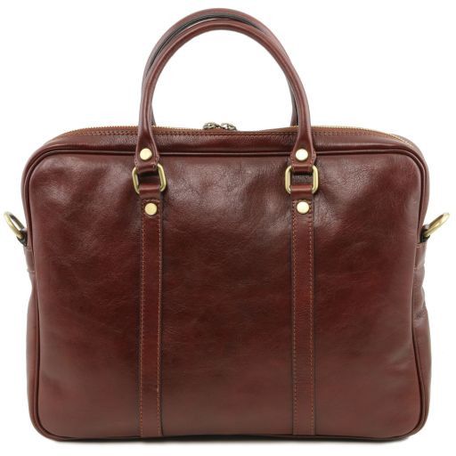 Prato - Elégante serviette pour portable en cuir