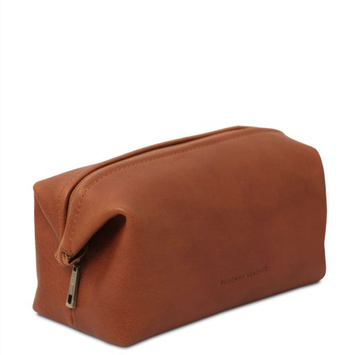 Smarty - Leather toiletry bag - Small size