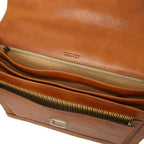 Cremona - Cartable en cuir avec 3 compartiments